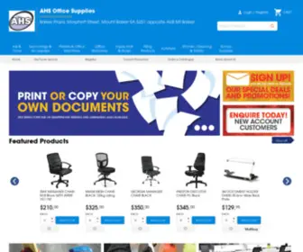 Ahsonline.com.au(AHS Office Supplies) Screenshot