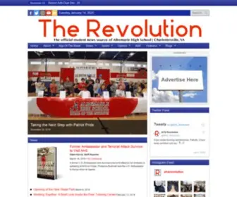 Ahsrevolution.org(The official news site of Albemarle High School) Screenshot