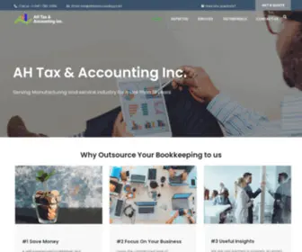 Ahtaxaccounting.com(AH Tax & Accounting Inc) Screenshot