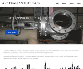 AHT.com.au(Australian Hot Taps) Screenshot