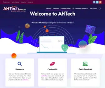 Ahtech.com.pk(Create Your Online Business Now) Screenshot