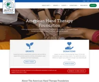 AHTF.org(American Hand Therapy Foundation) Screenshot