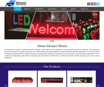 Ahtled.co.in(LED Display Board Manufacturer in India) Screenshot