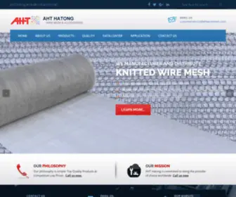 Ahtwiremesh.com(AHT Hatong Wire Mesh and Accessories) Screenshot