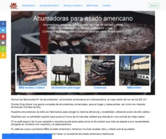Ahumadoras.com(Ahumadoras de verdad para el hogar y comercial) Screenshot