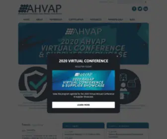 Ahvap.org(Association of Healthcare Value Analysis Professionals) Screenshot