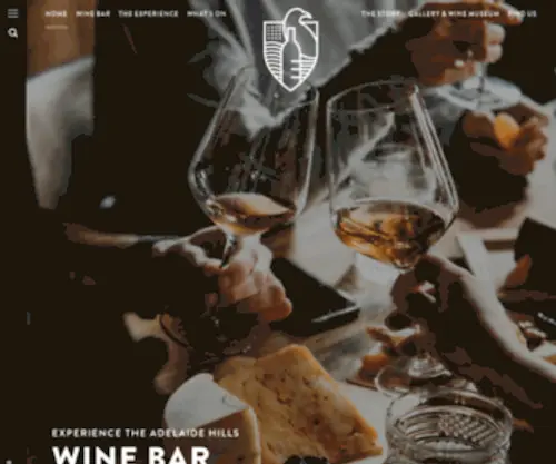 Ahwinebar.com.au(Adelaide Hills Wine Bar) Screenshot