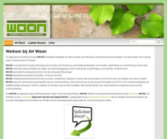 Ahwoon.info(Algemene Huurdersvereniging WOON) Screenshot