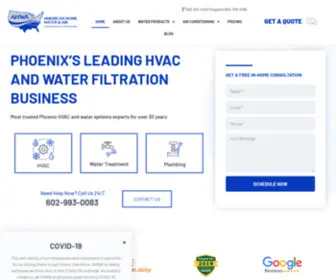 Ahwreviews.com(Phoenix's Top HVAC & Plumbing Services) Screenshot