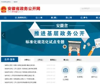 AHZWGK.gov.cn(AHZWGK) Screenshot