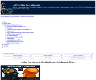 AI-Machine-Learning.com(Free and paid AI content creation tool) Screenshot