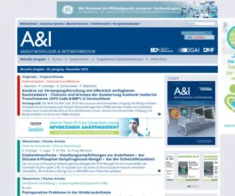 AI-Online.info(Führend in der deutschen Anästhesiologie) Screenshot