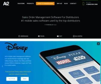 AI2.com(Sales Order Management Software for Distributors) Screenshot