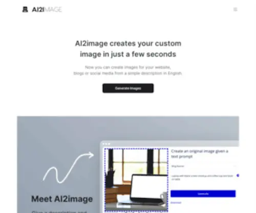 AI2Image.com(AI Image Generator) Screenshot