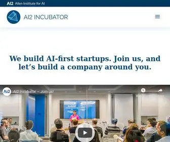 AI2Incubator.com(AI2 Incubator) Screenshot