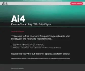 AI4Finance2021.com(AiFinance) Screenshot