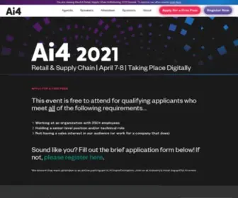 AI4Retail2021.com(Welcome to) Screenshot