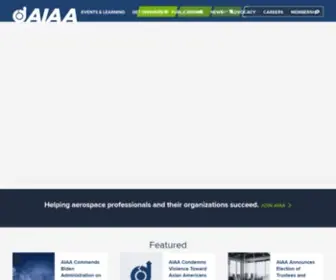 Aiaa.org(Home) Screenshot