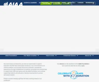 Aiaafoundation.org(AIAA Foundation) Screenshot