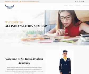 Aiaaindia.com(All India Aviation Academy) Screenshot