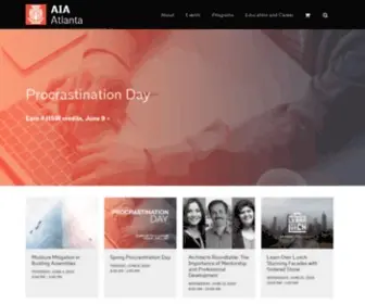 Aiaatl.org(The Atlanta chapter of the American Institute of Architects) Screenshot