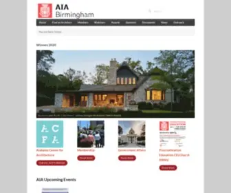 Aiabham.org(AIA Birmingham) Screenshot