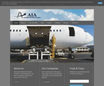 Aiacargo.com(AIA Cargo) Screenshot