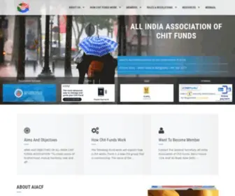 Aiacf.com(All India Association For Chit Funds) Screenshot