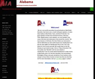 Aiaclub.com(Associated Investors of Alabama) Screenshot