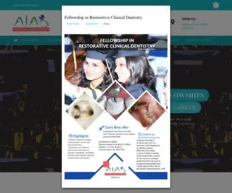 Aiad.co.in(Asian Advance Dental Academy In Hyderabad) Screenshot