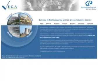 Aiaengineering.com(AIA Engineering/Vega Industries) Screenshot