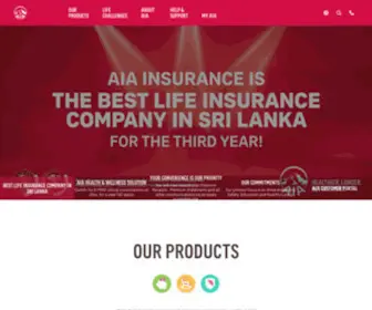Aialife.com.lk(Best Insurance in Sri Lanka) Screenshot