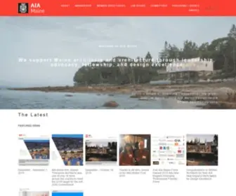 Aiamaine.org(AIA Maine) Screenshot