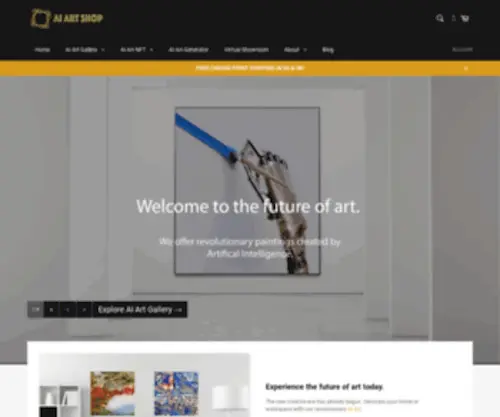 Aiartshop.com(AI Art Shop) Screenshot