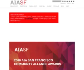 Aiasf.org(American Institute of Architects San Francisco) Screenshot