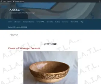 Aiatl.it(Associazione Italiana Artisti Tornitori Legno) Screenshot