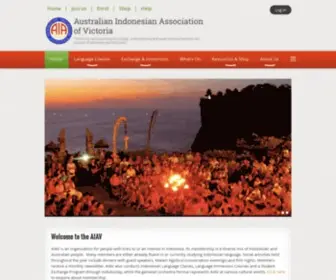 Aiav.org.au(Australian Indonesian Association of Victoria) Screenshot