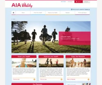 Aiavitality.com.au(AIA Vitality) Screenshot