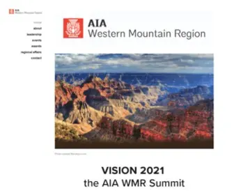 Aiawmr.org(AIA western mountain region) Screenshot