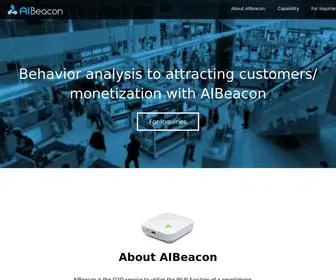 Aibeacon.jp(AIBeacon(エーアイビーコン）は、従来のアイビーコン（iBeacon)) Screenshot