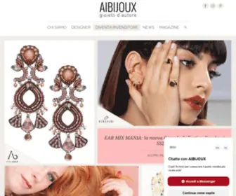 Aibijoux.com(Gioielli d'autore) Screenshot