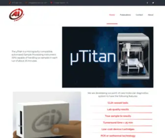 Aibiosciences.com(The µtitan) Screenshot