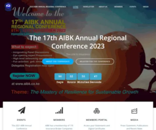 Aibk.co.ke(The Link to Insurance) Screenshot