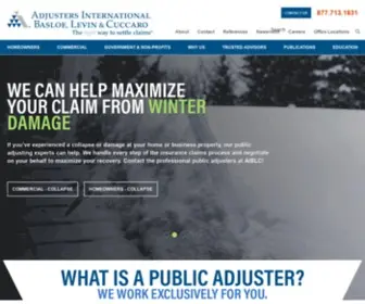 Aiblc.com(Public Adjusters in NY) Screenshot