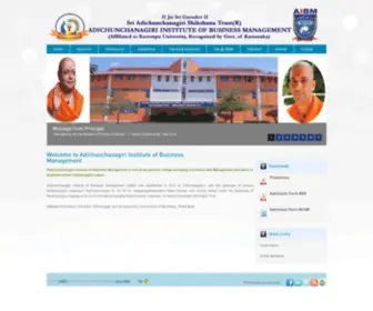 Aibmckm.in(Adichunchanagiri Institute of Business Management (AIBM)) Screenshot