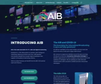Aib.org.uk(The knowledge network for broadcasting) Screenshot