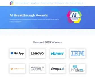 Aibreakthroughawards.com(AI Breakthrough Awards) Screenshot