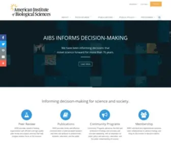 Aibs.org(Science-Based Decisions for Society) Screenshot