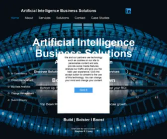 Aibusinesssolutions.co.uk(Artificial Intelligence Business Solutions) Screenshot