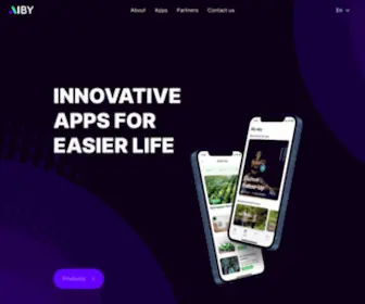Aiby.com(Homepage) Screenshot